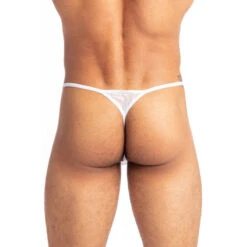 Picasso Blanc - String Striptease -LHOMME INVISIBLE Soldes picasso blanc string striptease homme 2