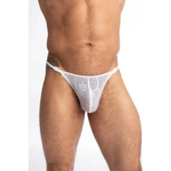Picasso Blanc - String Striptease -LHOMME INVISIBLE Soldes picasso blanc string striptease homme 4