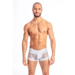 Picasso Blanc - V Boxer Push-Up -LHOMME INVISIBLE Soldes picasso blanc v boxer push up homme 1