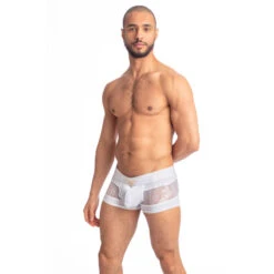 Picasso Blanc - V Boxer Push-Up -LHOMME INVISIBLE Soldes picasso blanc v boxer push up homme 4