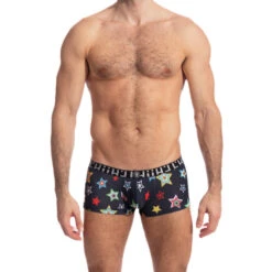 Psychedelic Stars - Hipster Push-up 8 Psychedelic Stars - Hipster Push-up -LHOMME INVISIBLE Soldes psychedelic stars boxer push up homme 2