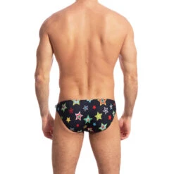 Psychedelic Stars - Minislip -LHOMME INVISIBLE Soldes psychedelic stars slip homme taille basse 2