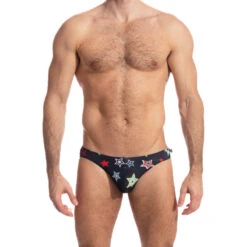 Psychedelic Stars - Minislip -LHOMME INVISIBLE Soldes psychedelic stars slip homme taille basse 5