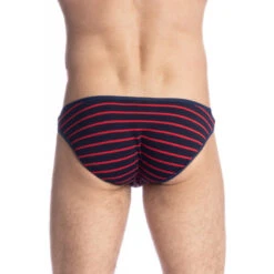 Querelle De Brest - Mini Slip -LHOMME INVISIBLE Soldes querelle de brest mini slip raye rouge homme 3