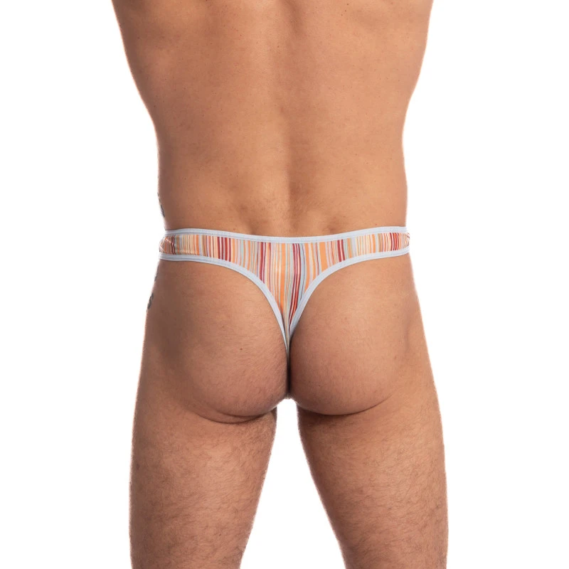 Rayures Orange - String Bikini 7 Rayures Orange - String Bikini – Image 5