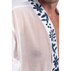 Santorini - Peignoir Kimono -LHOMME INVISIBLE Soldes santorini kimono homme 3