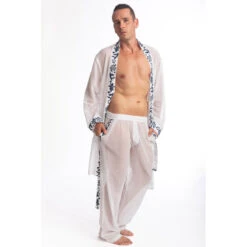 Santorini - Peignoir Kimono -LHOMME INVISIBLE Soldes santorini kimono homme 5