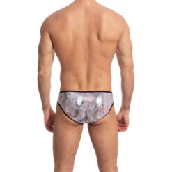 Silver Python - Mini Slip -LHOMME INVISIBLE Soldes silver python mini slip homme 2