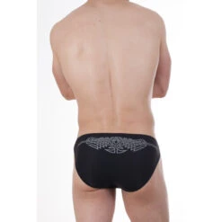 Celtic Tatoo - Mini Slip Noir 9 Celtic Tatoo - Mini Slip Noir -LHOMME INVISIBLE Soldes slip noir homme 3