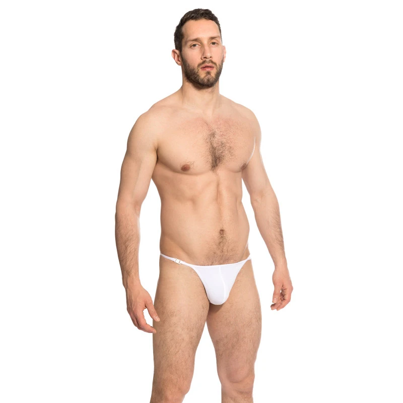 Blanc - String De Bain Striptease 4 Blanc - String De Bain Striptease – Image 2