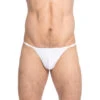 Blanc - String De Bain Striptease -LHOMME INVISIBLE Soldes string blanc striptease de bain homme