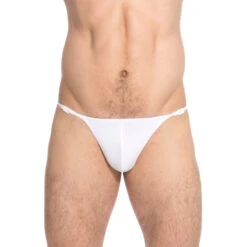 Blanc - String De Bain Striptease