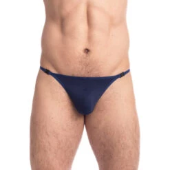 String Striptease De Bain - Navy