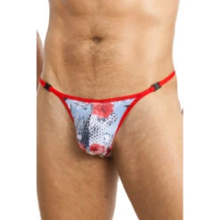 Firenze Bleu String Striptease -LHOMME INVISIBLE Soldes string homme firenze striptease bleu 3