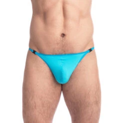 String Striptease De Bain - Baby Blue