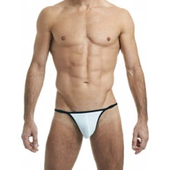 String Striptease FnF Blanc -LHOMME INVISIBLE Soldes string striptease fnf blanc 2