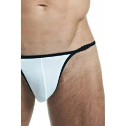 String Striptease FnF Blanc -LHOMME INVISIBLE Soldes string striptease fnf blanc 4