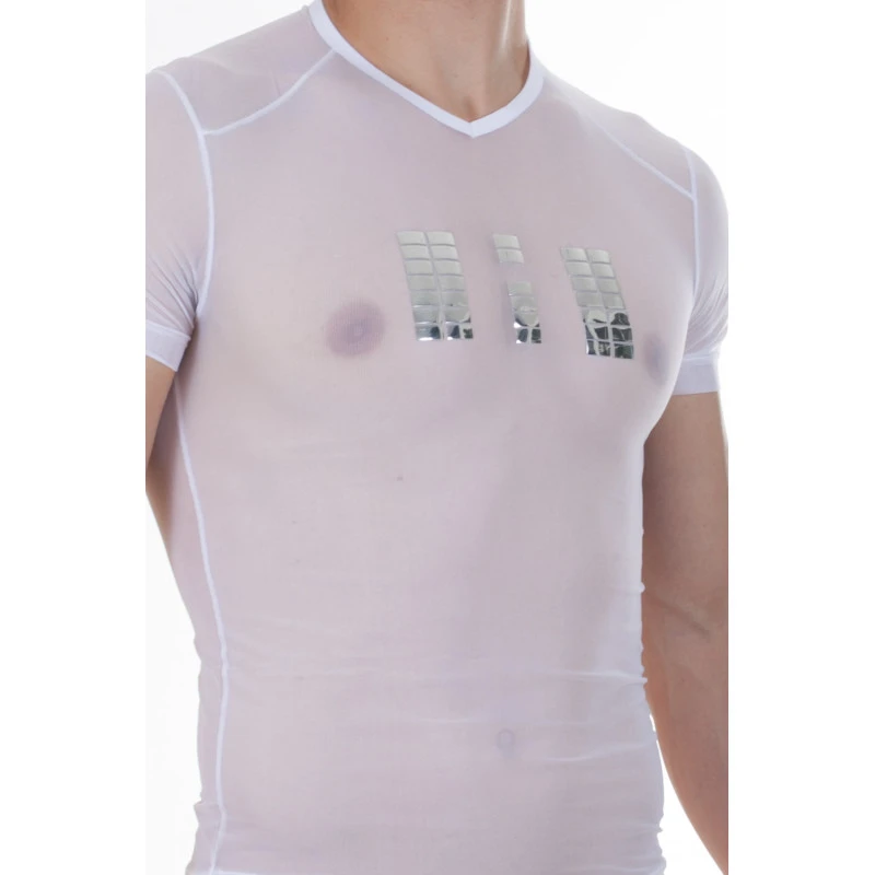 PA2 T-Shirt Transparent Blanc 4 PA2 T-Shirt Transparent Blanc – Image 2
