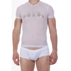 PA2 T-Shirt Transparent Blanc 12 PA2 T-Shirt Transparent Blanc -LHOMME INVISIBLE Soldes t shirt homme transparent blanc 3