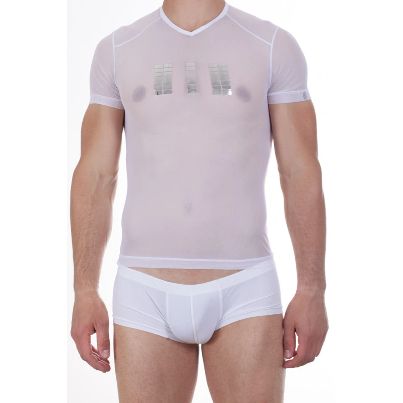 PA2 T-Shirt Transparent Blanc 6 PA2 T-Shirt Transparent Blanc – Image 4