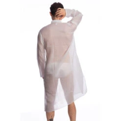 Taj 8 Chemise De Nuit - Pièce Unique Taille XXL -LHOMME INVISIBLE Soldes tajap chemise de nuit piece unique taille xxl brodee main 2