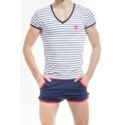 Querelle De Brest - T-Shirt -LHOMME INVISIBLE Soldes tshirt homme mariniere 1