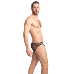 Voile Envoutant - Mini Slip -LHOMME INVISIBLE Soldes voile envoutant mini slip resille homme 3