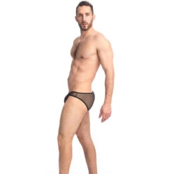 Voile Envoutant - Mini Slip -LHOMME INVISIBLE Soldes voile envoutant mini slip resille homme 4