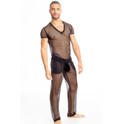 Voile Envoutant - Pantalon -LHOMME INVISIBLE Soldes voile envoutant pantalon transparent resille homme 6