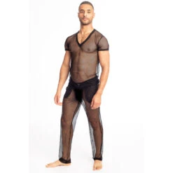 Voile Envoutant - Pantalon -LHOMME INVISIBLE Soldes voile envoutant pantalon transparent resille homme 9