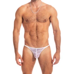 White Mist - String Striptease -LHOMME INVISIBLE Soldes white mist string striptease 3