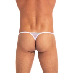 White Mist - String Striptease -LHOMME INVISIBLE Soldes white mist string striptease 4